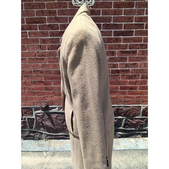 College Town Vintage 70s/ 80s Women's Wool Blend Tweed Skirt Suit Beige sz 4/5 - Picture 7 of 13